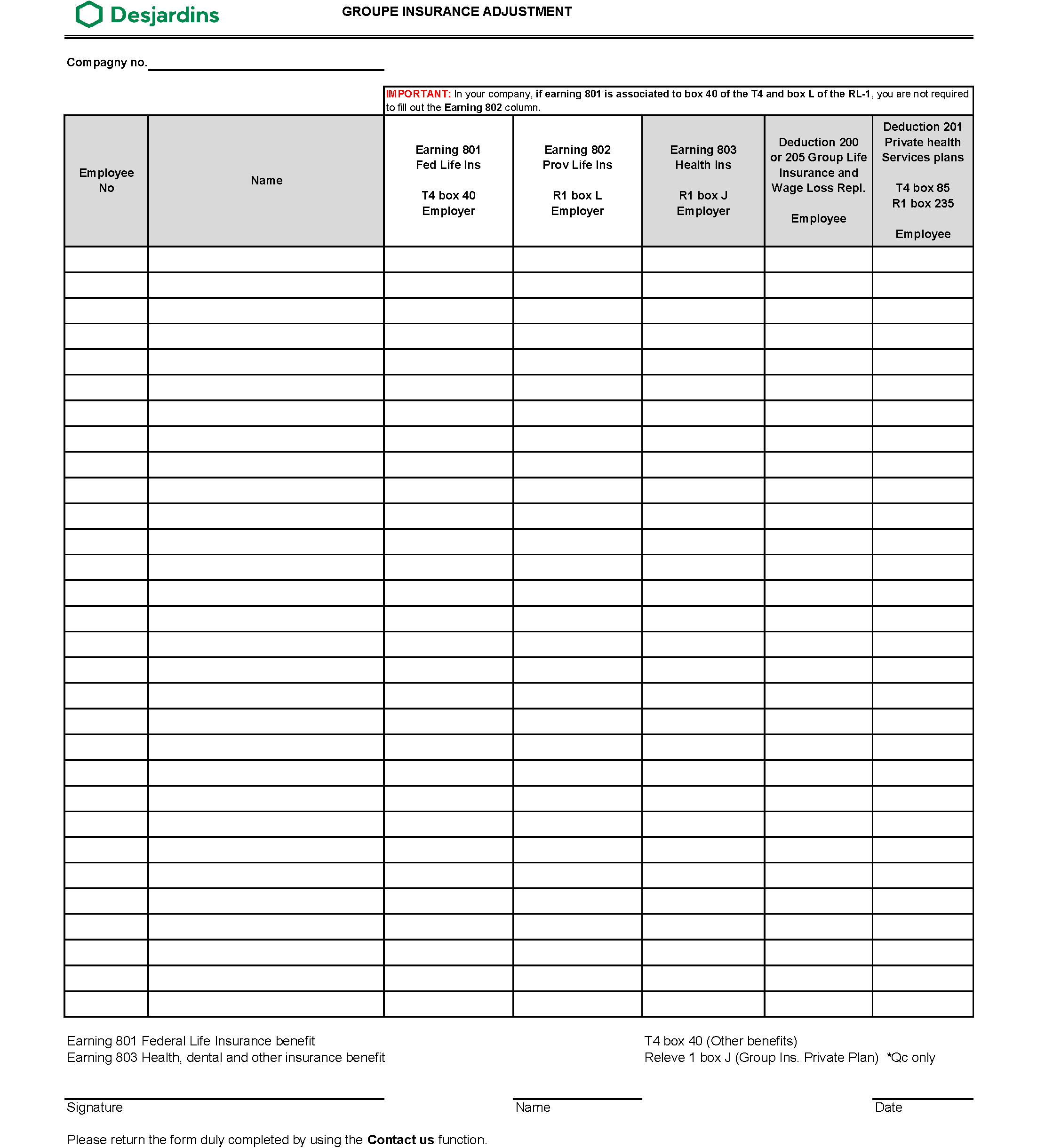 Desjardins_Group Insurance_Form_May 2023